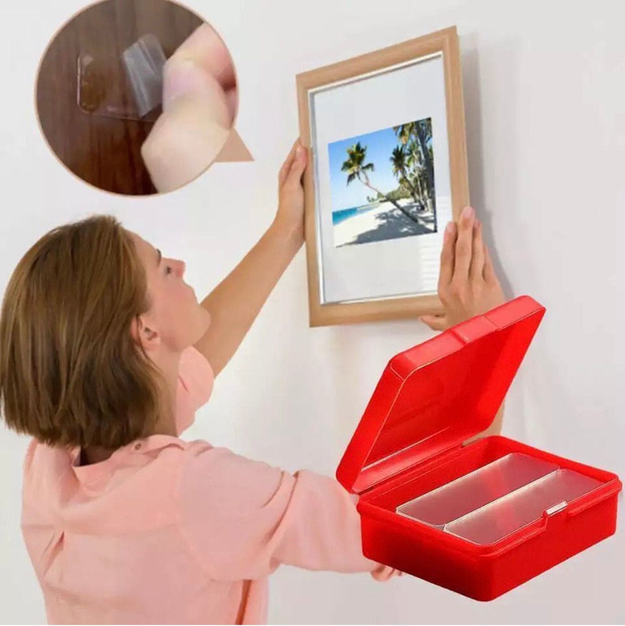 60 Pcs Box Reusable Nano Tapes, Waterproof Double Sided Adhesive Tape, Wall Sticker Non-marking And Washable Self Adhesive Tape 60 Pcs Box Reusable Nano Tapes, Waterproof Double Sided Adhesive Tape, Wall Sticker Non-marking And Washable Self Adhesive Tape